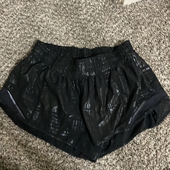 Black lululemon shorts - Picture 2 of 3